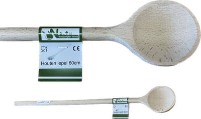 Houten lepel 60 cm - Houten spatel - Houten brouw lepel