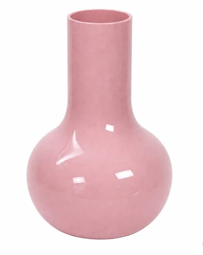 Vaas Seim | Small | Pink - Roze | Mondgeblazen glas | Ø25,5 x H37 cm