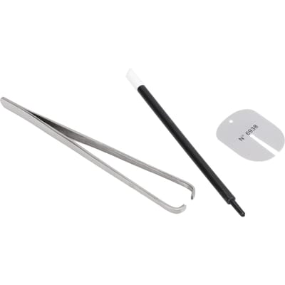 Pince à ressort de montre en acier inoxydable, outil léger pour barre à ressort de montre avec nettoyage white