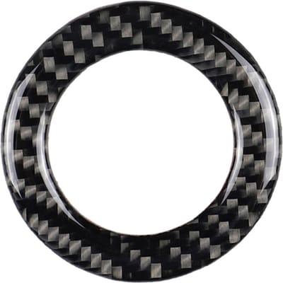 Logo de Volant Style Carbone noir