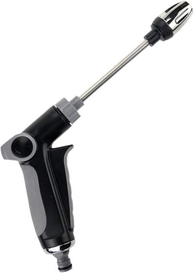 Tuinslang Sproeier - Hogedrukspuit - Tuinonderhoud - Verstelbaar - 25cm - Zwart