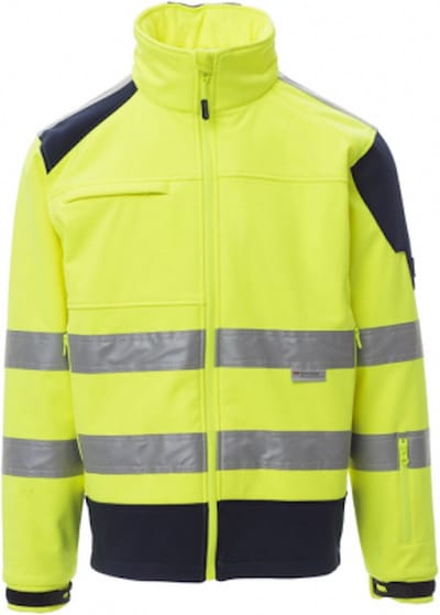 HI-VIS soft shell jacket M