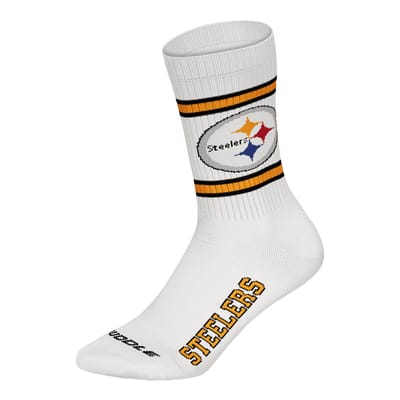 NFL PITTSBURGH STEELERS Crew Socks - 3-pack - Zwart/Wit/Geel - Maat 39/42