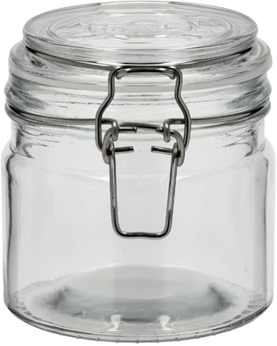 Funktion Weckpot met beugelsluiting Dia 10 x 11 cm 500 ml Helder