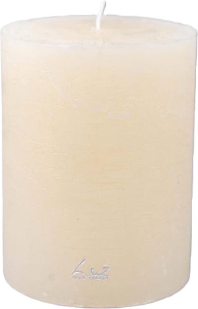 Rasteli Luz Your Senses Stomp Kaars Wit-Aspergewit D 10 cm H 13 cm
