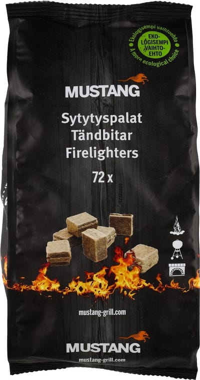 Mustang aanmaakblokjes Eco - 72 Stuks