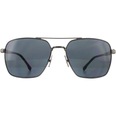 HUGO BOSS Zonnebril 1045/S V81 IR Donker Ruthenium Grijs Blauw