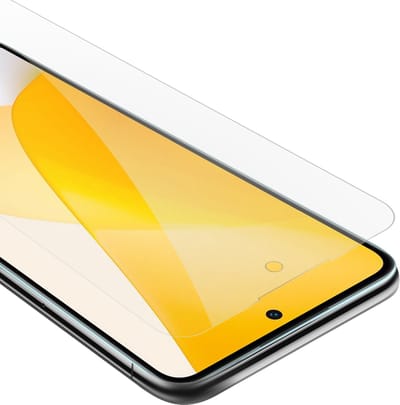 Cadorabo Screenprotector geschikt voor Xiaomi 12 LITE - Pantser film Beschermende film in KRISTALHELDER Geharde (Tempered) display beschermglas in 9H hardheid met 3D Touch