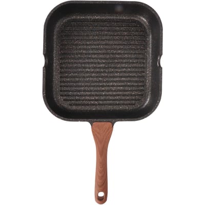 Fornuis Grill Pan Aluminium Inductie Vierk Koekenpan Huis Steak Anti-aanbak Koekenpan L L