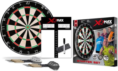 Professionele Dartset met Sisal Dartbord en Stalen Darts