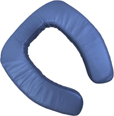 Verhoogde Toiletbril - Toiletverhoger - Veilige Badkamerhulp - Antislip Textuur - 40x38x5cm - Blauw