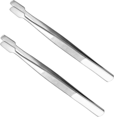 Stamp Tweezer - Collection Tool - Verzamelen Handelen - Precisie Fijne Punten - 2 Stuks - Zilver