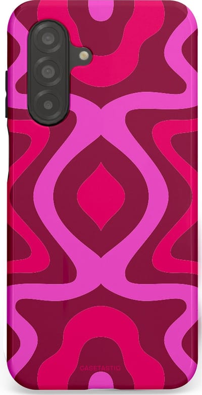 Casetastic Hoesje Geschikt voor Samsung A26 - Stijlvolle Beschermende Duo-layer Case - Retro golf