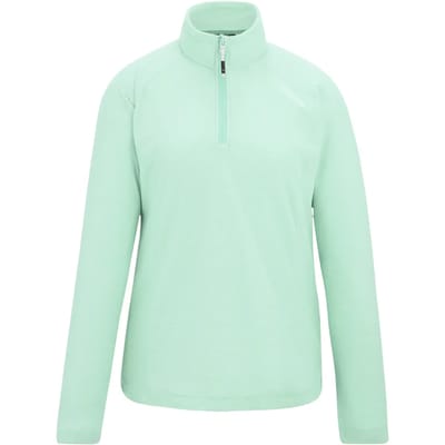 Montes lichtgewicht fleecetrui met halve rits voor dames, ideaal voor wandelen.