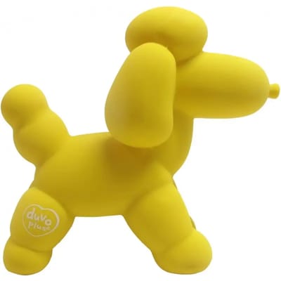 Duvoplus - Speelgoed Voor Dieren - Hond - Latex Balloon Poodle 14x6x12,5cm Geel - 1st
