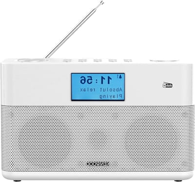 Compacte DAB Radio - Stereo Radio - Muziek Luisteren - Bluetooth Streaming - 2 x 3 Watt - Wit