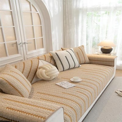 Bankkussen Vier Seizoenen Universele Antislip Kussenhoes Stof Eenvoudig Gevorderd Gevoel Effen Kleur Bankovertrek Rugdoek 30x50cm pillowcase