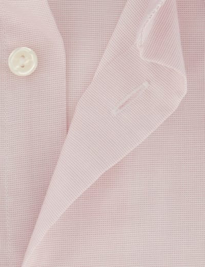Contemporary fit overhemd wide collar Eton roze