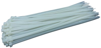 PRO-TIE® - Tyraps, kabelbinders 300 x 4,8 mm Wit naturel (Zak 20 stuks) (tiewrap/tyrap/tie-wrap/bundelbandje/colsonbandje/)