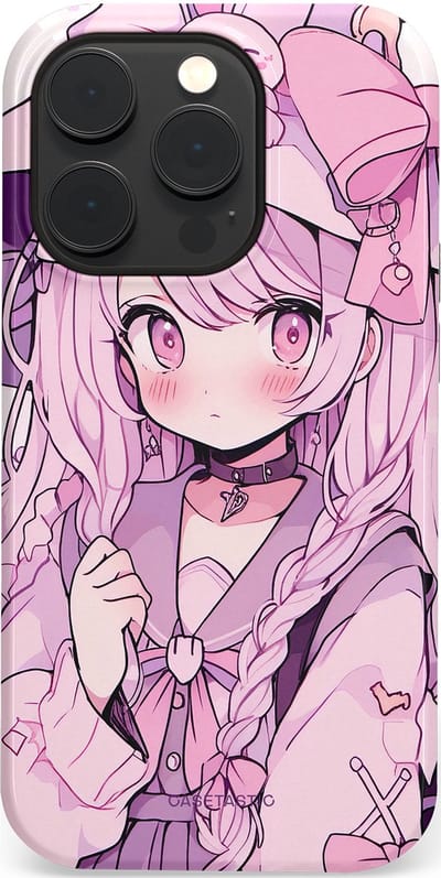Casetastic Hoesje Geschikt voor Apple iPhone 14 Pro Magsafe - Stijlvolle Beschermende Duo-layer Case - Manga Magie