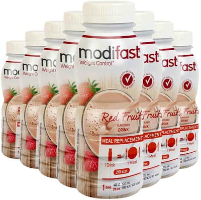 Modifast Intensive - Afslankdrink - Rood Fruit - 8 x 236 ml