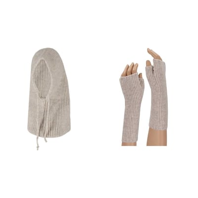 Morethansocks - Balaclava en vingerloze handschoenen dames - Fashion - Balaclavas - Handschoenen dames