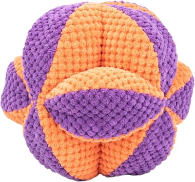 Snuffelbal Honden - Puzzelspeelgoed Voedsel - Mentale Stimulatie - Kauwen en Snuiven - 18x18x18 cm - Multicolor