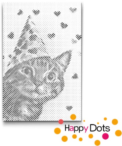 HappyDots DOT Painting Katten 19 20x30cm