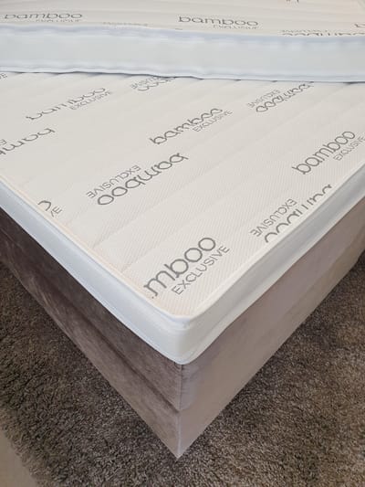 Topper 120x210 HR55 Koudschuim ca.12cm dik Anti allergie Bamboo exclusive.
