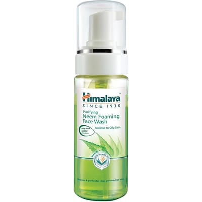 Himalaya Zuiverende Neem Schuimende Gezichtsreiniger 150ml Pak van 1 Voor een Gladde Stralende Huid Reinigend En Verfrissend Dagelijkse Verzorging white
