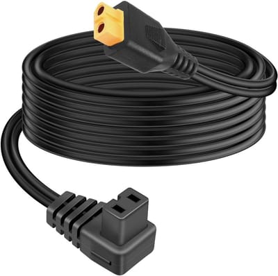 2-polige stekker naar XT60-bus koelkastvoedingskabel 14AWG (3 m) voor betrouwbare stroomvoorziening en verbinding