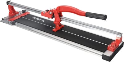 Handmatige Tegelsnijder - Tegelsnijmachine - Precisie Tegels Snijden - Geleiderail Kogellagers - 70 cm - Grijs