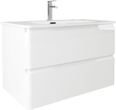 LINEA UNO - Sin 80 - Glans wit - Badmeubel - - 301724