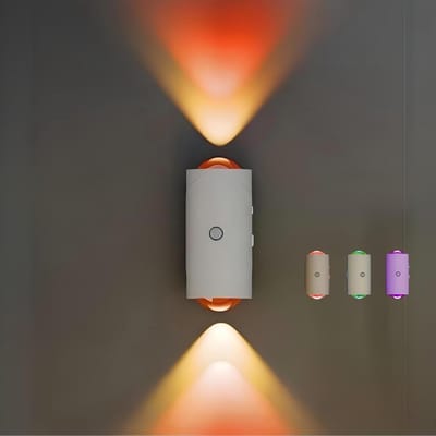 Daity Nachtlampje met bewegingsmelder - binnenlamp met bewegingsmelder - opladen via USB type C - extra lange batterijduur - magnetische houder - kleurrijk neonlicht met kleurverandering - wandlamp voor slaapkamer en badkamer