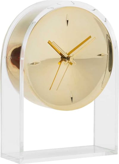Kartell Air Du Temps Klok Crystal/gold