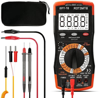 Digitale Multimeter - Testmeter Voltmeter - Elektrische Problemen Oplossen - Automatische Verlichting - 6000 Tellingen