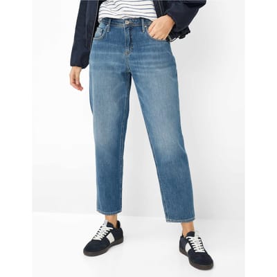 Brax Dames Jeans  Style MILEY S USED STONE BLUE, denim blauw regular, maat 36