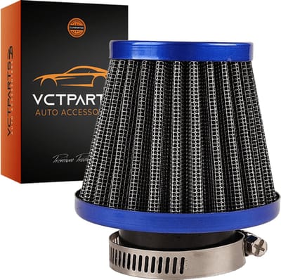 VCTparts® Motorcross Open Luchtfilter Blauw Sport Filter (38mm) – Verhoog de Prestaties van je Motor