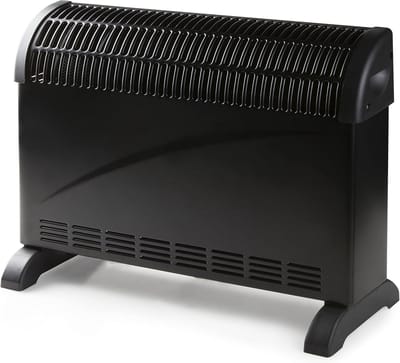 Elektrische Convector Kachel Zwart