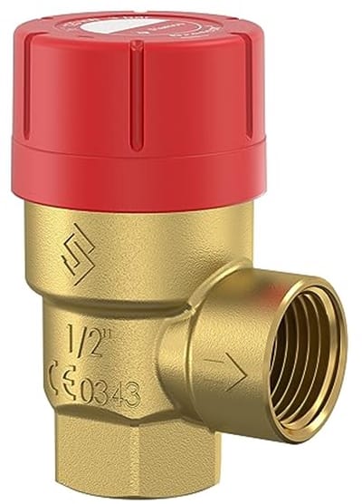 Veiligheidsventiel 1/2" Bi.draad 3 bar voor Overstort