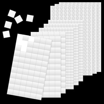 Zelfklevende Dots van 1590 Stuks, Dubbelzijdige Foam Stickers voor Scrapbooking, Decoratie en Feestdagen zoals Kerst en Verjaardagen