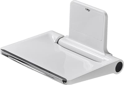 Opvouwbare Douchestoel - Wandstoel Badkamer - Veilig Zitten - Ruimtebesparend Ontwerp - Max 159 kg - Wit