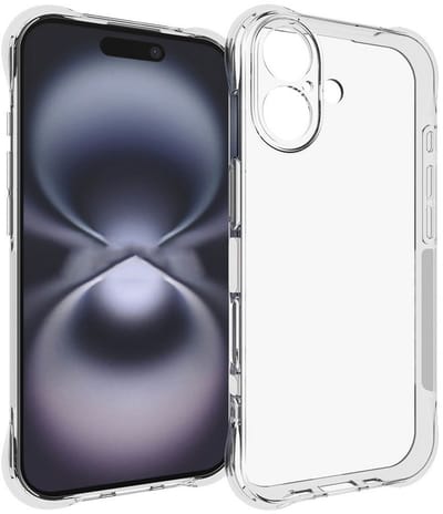 Coverup Hoesje - Geschikt voor iPhone 17 Hoesje - Coverup TPU Back Cover met AirBag Corners - Transparant