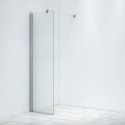 FugaFlow Eccelente Vetro Inloopdouche - 60x200cm - helder glas - chroom