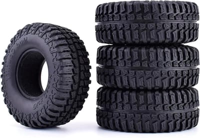 RC Crawler Banden - Off-road Banden Set - RC Auto Rijden - Hoge Tractie Nokken - 100mm Diameter