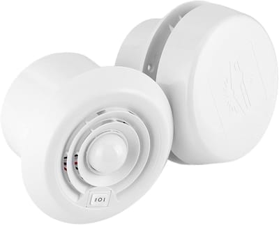 Stille 12V Dakventilator voor Campers met LED Verlichting en Ronde Ventilatierooster, Ideaal voor Efficiënte Luchtcirculatie en Koeling