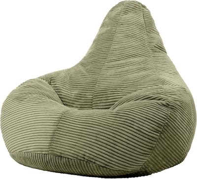 Comfortabele Zitzak Fauteuil voor Volwassenen in Zacht Corduroy - Perfect voor Woonkamers en Slaapkamers