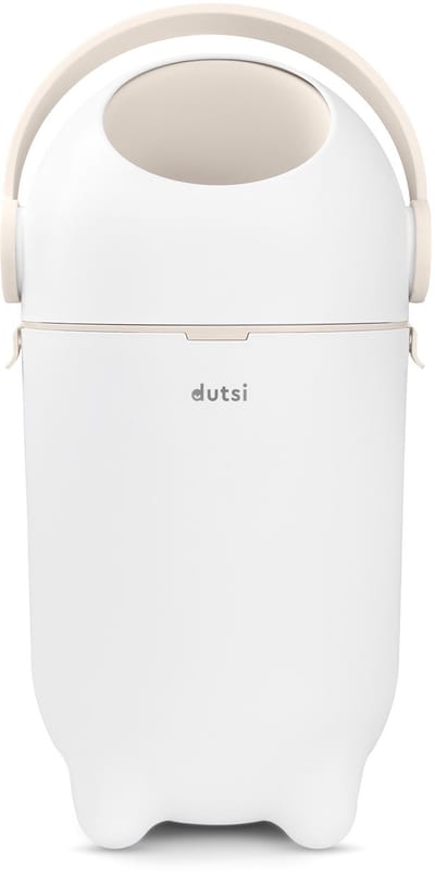 Dutsi - Design Luieremmer – 100% Geurvrij & Universeel – Ruimte voor 20 luiers - Incl. 40 Zakjes - Beige