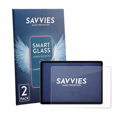 2 Stuks Savvies Screenprotector - geschikt voor Juno Tab 4 10.5" - beschermfolie glas transparant