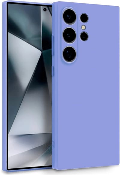Casemania Samsung S25 Ultra Siliconen Backcover - Paars